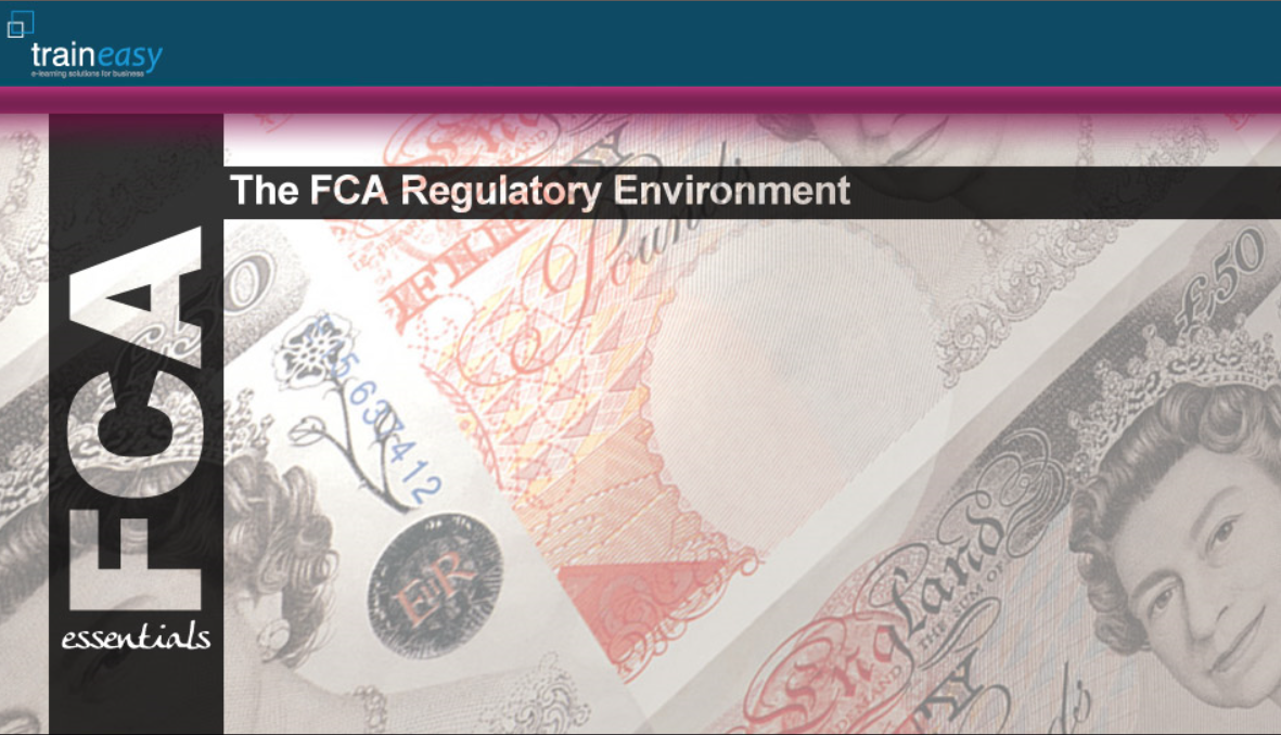 FCA Reg Environment Front Page